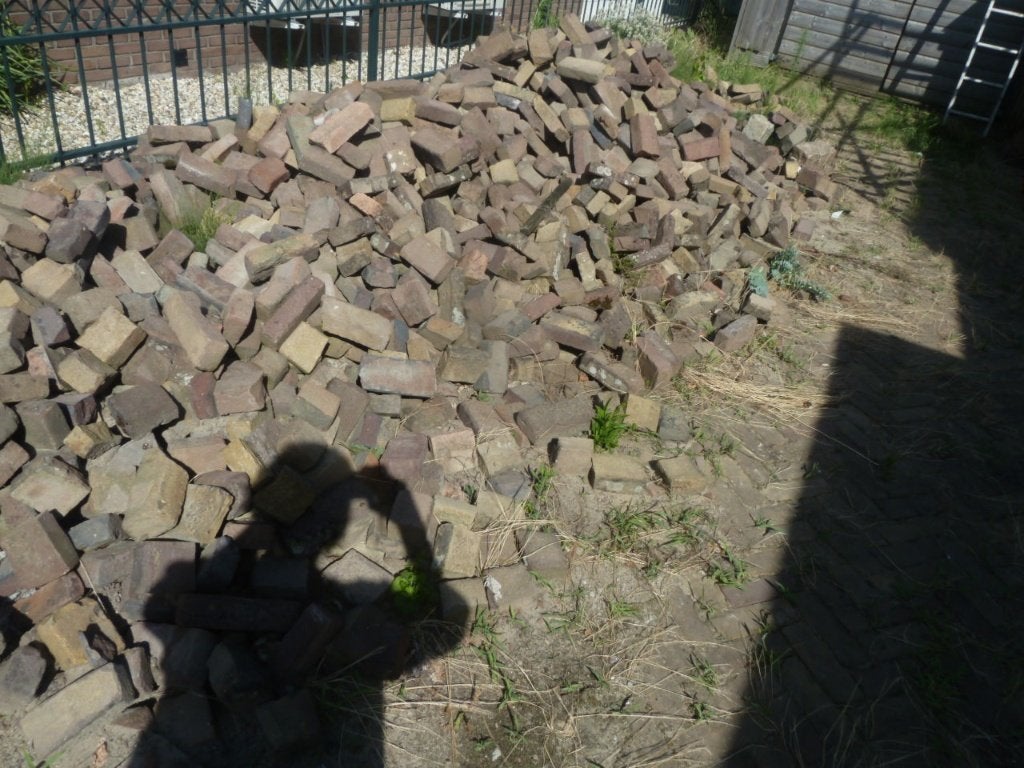 klinkers, Ophalen, Gebruikt, Klinkers, Minder dan 5 m²