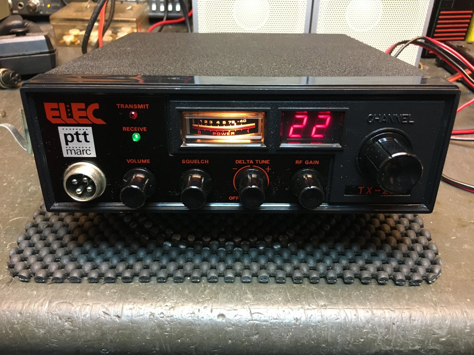27 mc elec tx 22 22 ch in mooie staat pr incl vzk, Ophalen of Verzenden, Zender en Ontvanger