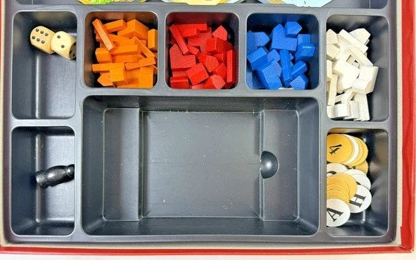 999 Games de kolonisten van Catan Basisspel hout compleet, Coolsingel 104, 3011 AG Rotterdam, Netherlands, Verzenden, Zo goed als nieuw