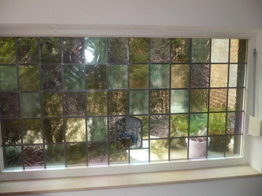 Glas in lood ramen, Doe-het-zelf en Verbouw, Glas en Ramen, Ophalen, Gebruikt, Glas in lood, 160 cm of meer