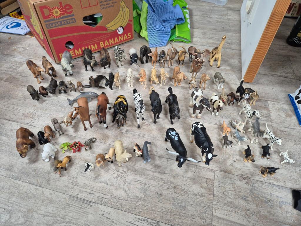 81 schleich dieren, Kinderen en Baby's, Speelgoed | Overig, Ophalen, Zo goed als nieuw, Jongen of Meisje
