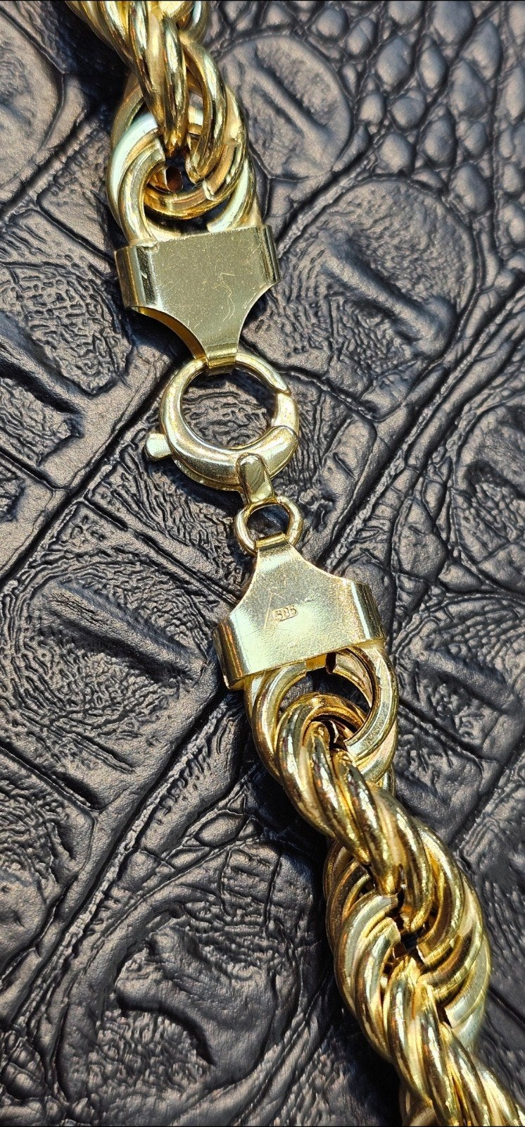 Afgeprijsd‼️ Rope chain 14k gouden ketting 42.05 gram, Ophalen of Verzenden, Nieuw, Goud, Goud