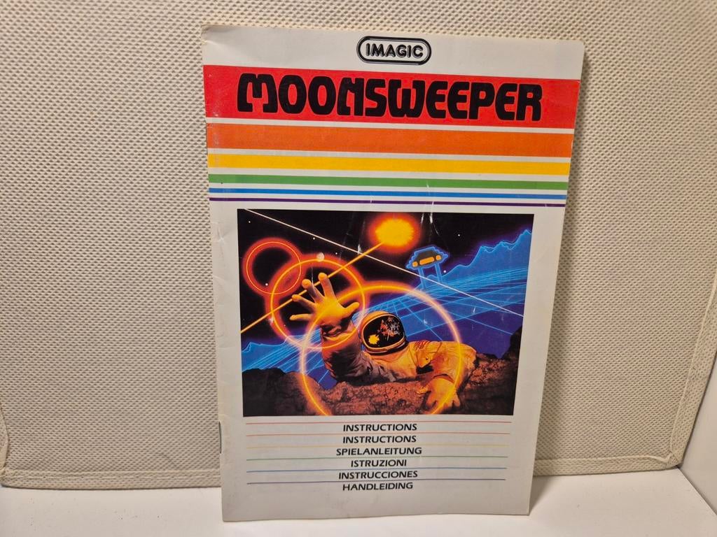 Boekje van Moonsweeper Atari 2600, Avontuur en Actie, 1 speler, Ophalen of Verzenden, Zo goed als nieuw