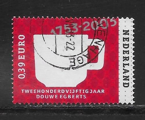 2003, Douwe Egberts, Rood, wit kopje [2192] (K0116), Ophalen of Verzenden