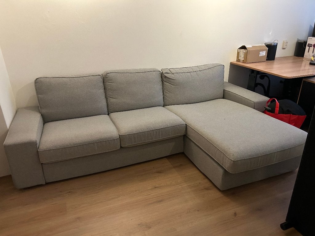 IKEA Hoekbank (KIVIK) met losse kussens, Huis en Inrichting, Ophalen, 250 tot 300 cm, Gebruikt, 100 tot 125 cm