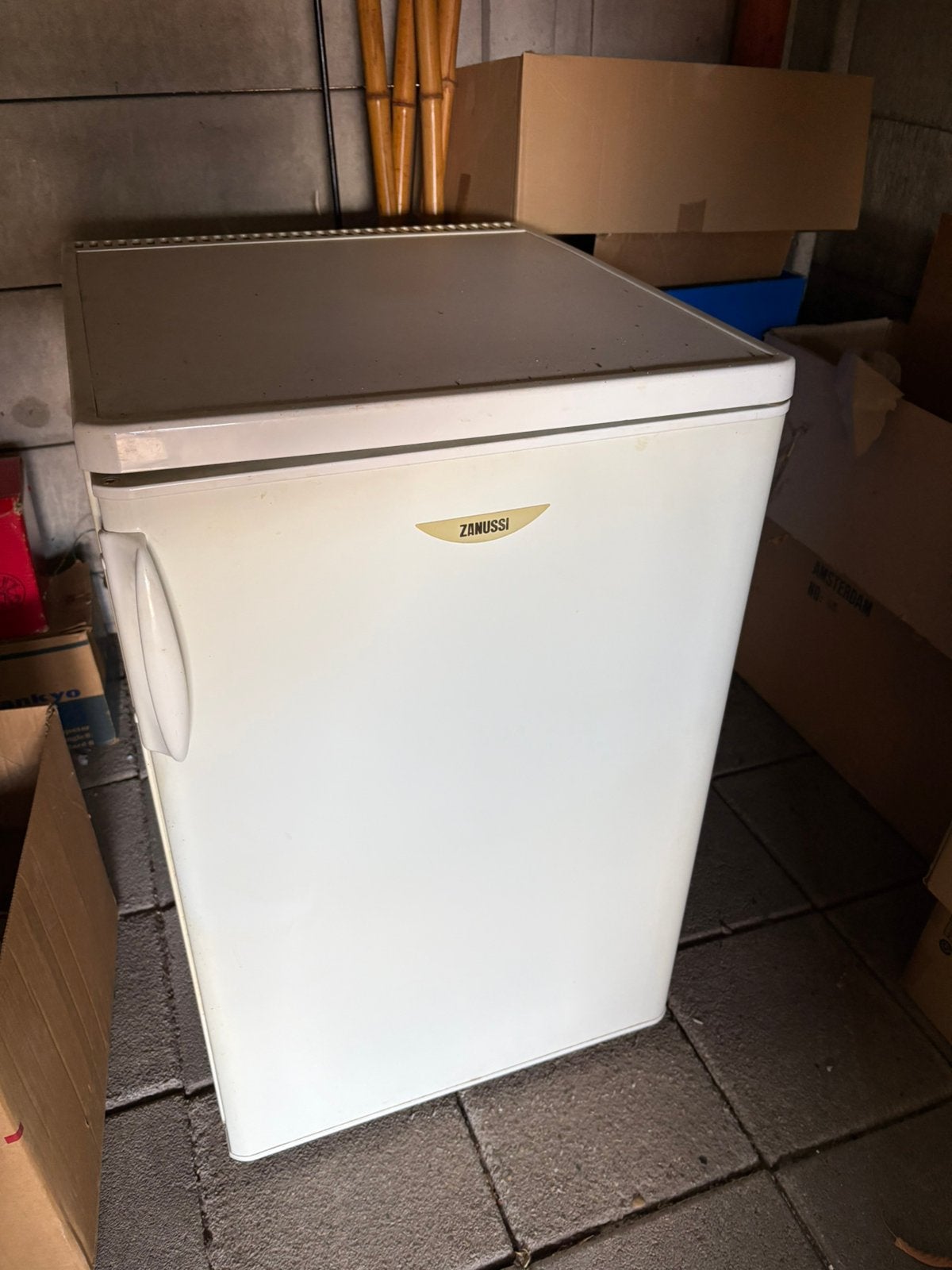 Tafelkoelkast Zanussi, Ophalen, Gebruikt, Vrijstaand, Minder dan 60 cm