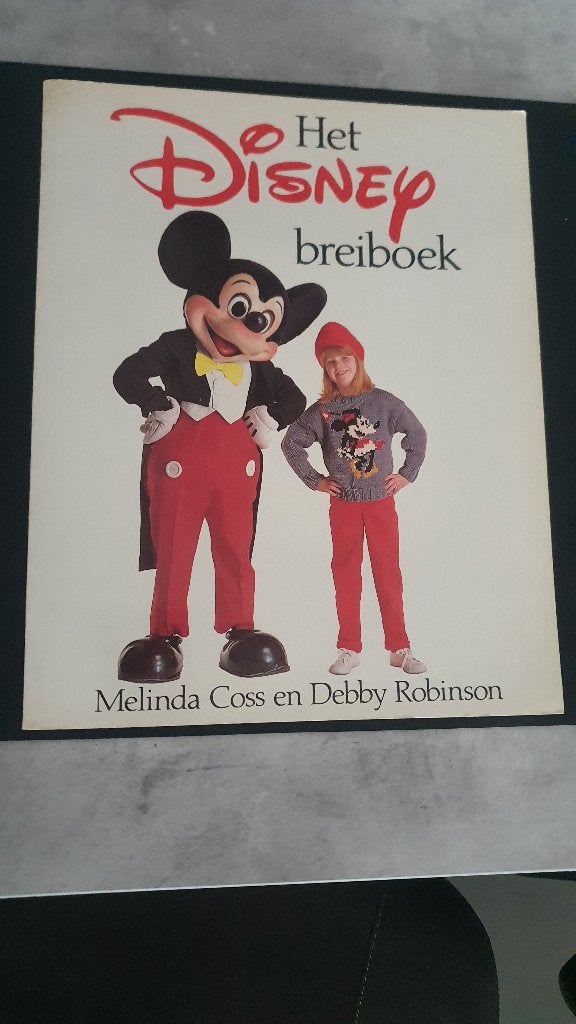 vintage Het Disney Breiboek – Origineel NL | 1988, Ophalen of Verzenden, Zo goed als nieuw, Breien, Patroon of Boek