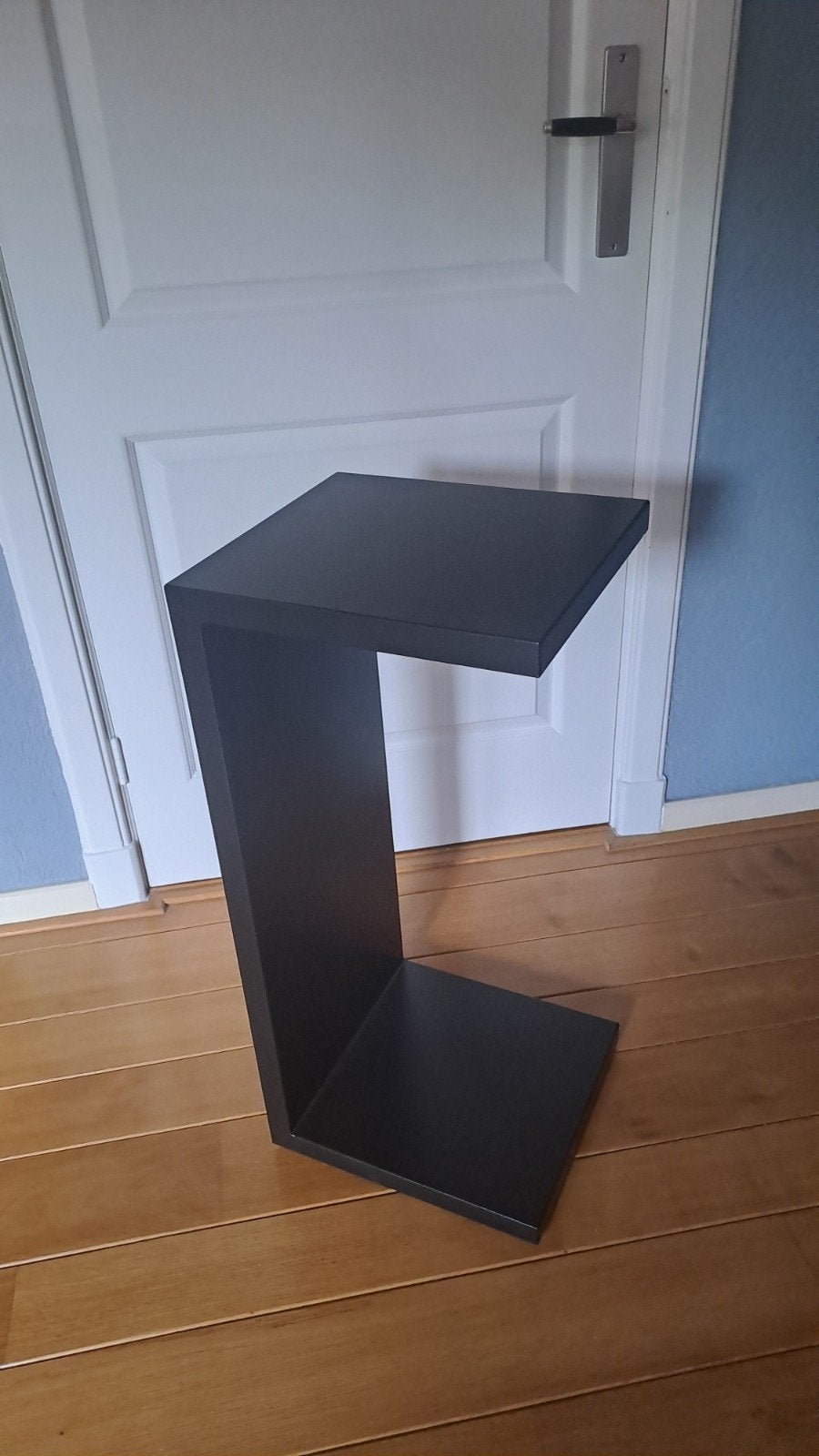 Nieuwe Multiplex Banktafel/Bijzettafel Zwart Zijdeglans, Minder dan 55 cm, Nieuw, Modern, Strak, Minimalistisch, Overige vormen
