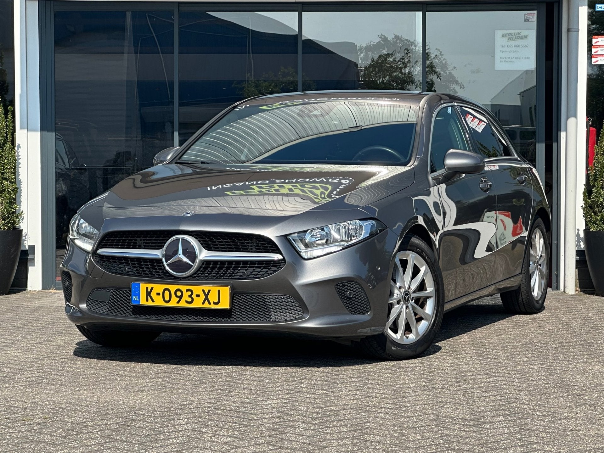 Mercedes-Benz A-klasse 220 Launch Edition Premium, Auto's, Mercedes-Benz, Gebruikt, Euro 6, Automatische klimaatregeling, Leder