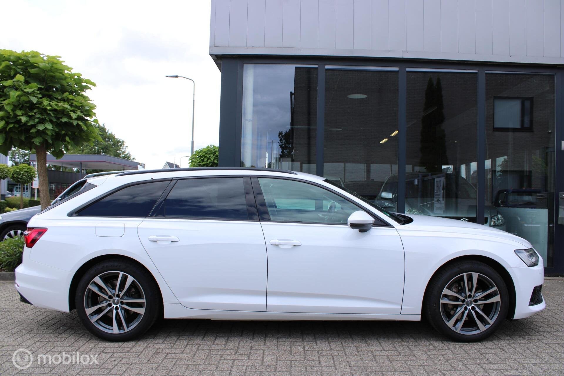 Audi A6 Avant 45 TFSI quattro Sport ProLine S Schade, Auto diversen, Schadeauto's, Automaat, 1984 cc, Wit, Stationwagon
