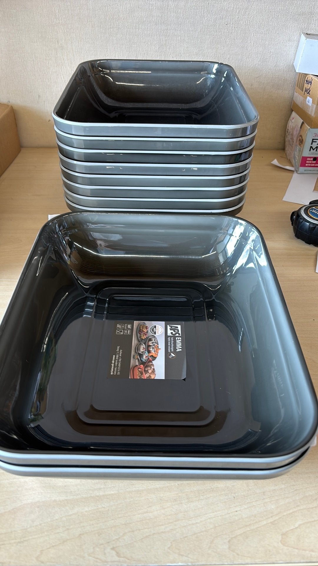 Kunststof melamine schalen., Ophalen of Verzenden, Gebruikt