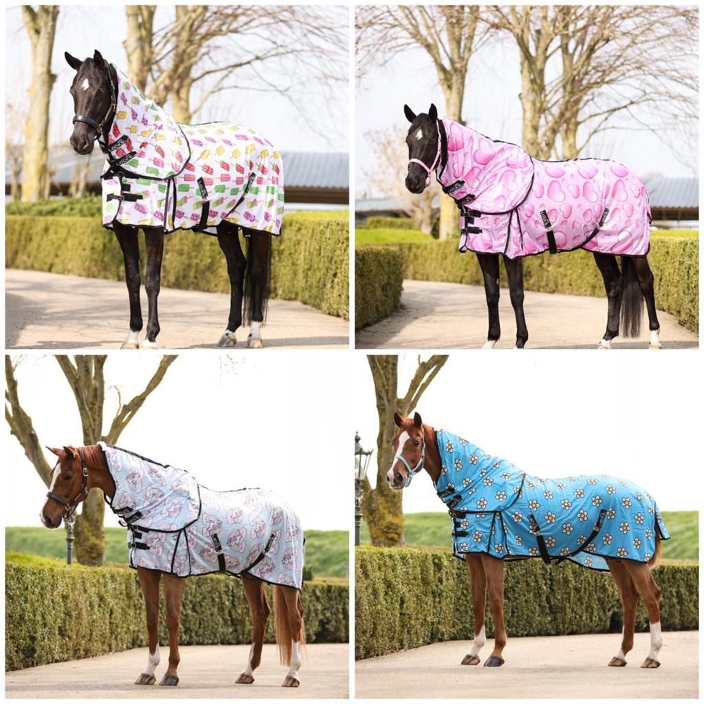Vliegendeken 125 135 145 155 165 175 185 195 205 215, Dieren en Toebehoren, Locks Horse Fashion, Vliegendeken, Nieuw, Ophalen of Verzenden