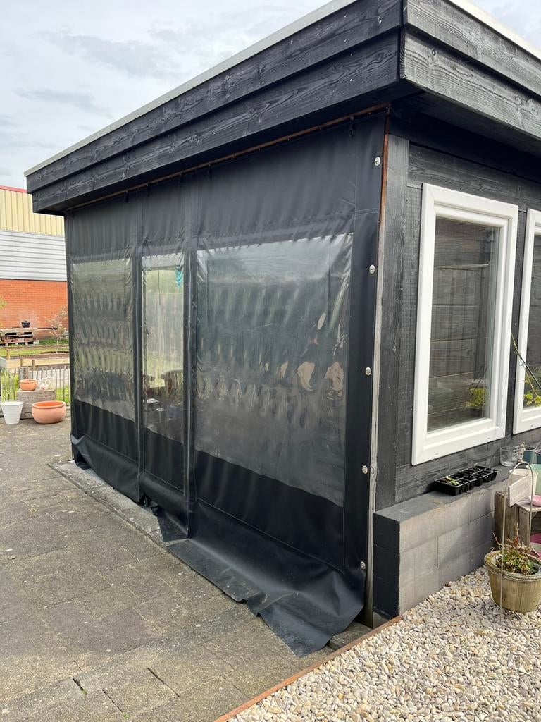 Tentzeil doek kunststof zeil overkapping, Tuin en Terras, Overkappingen, Ophalen, Zo goed als nieuw, Serre