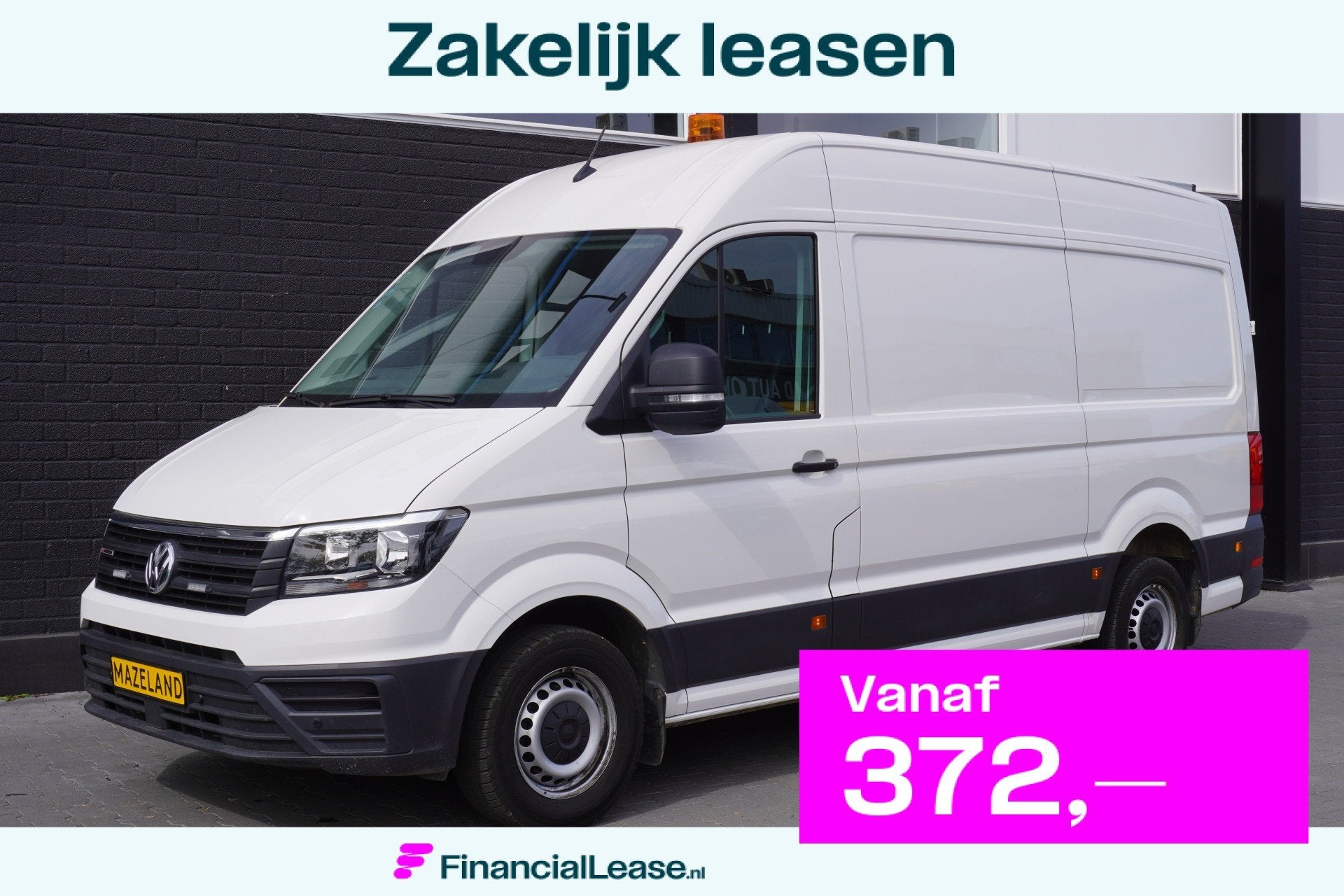 Volkswagen Crafter 2.0 TDI L3H3 4Motion EURO 6 - Airco - Cru, Gebruikt, Zwart, 4 cilinders, Volkswagen