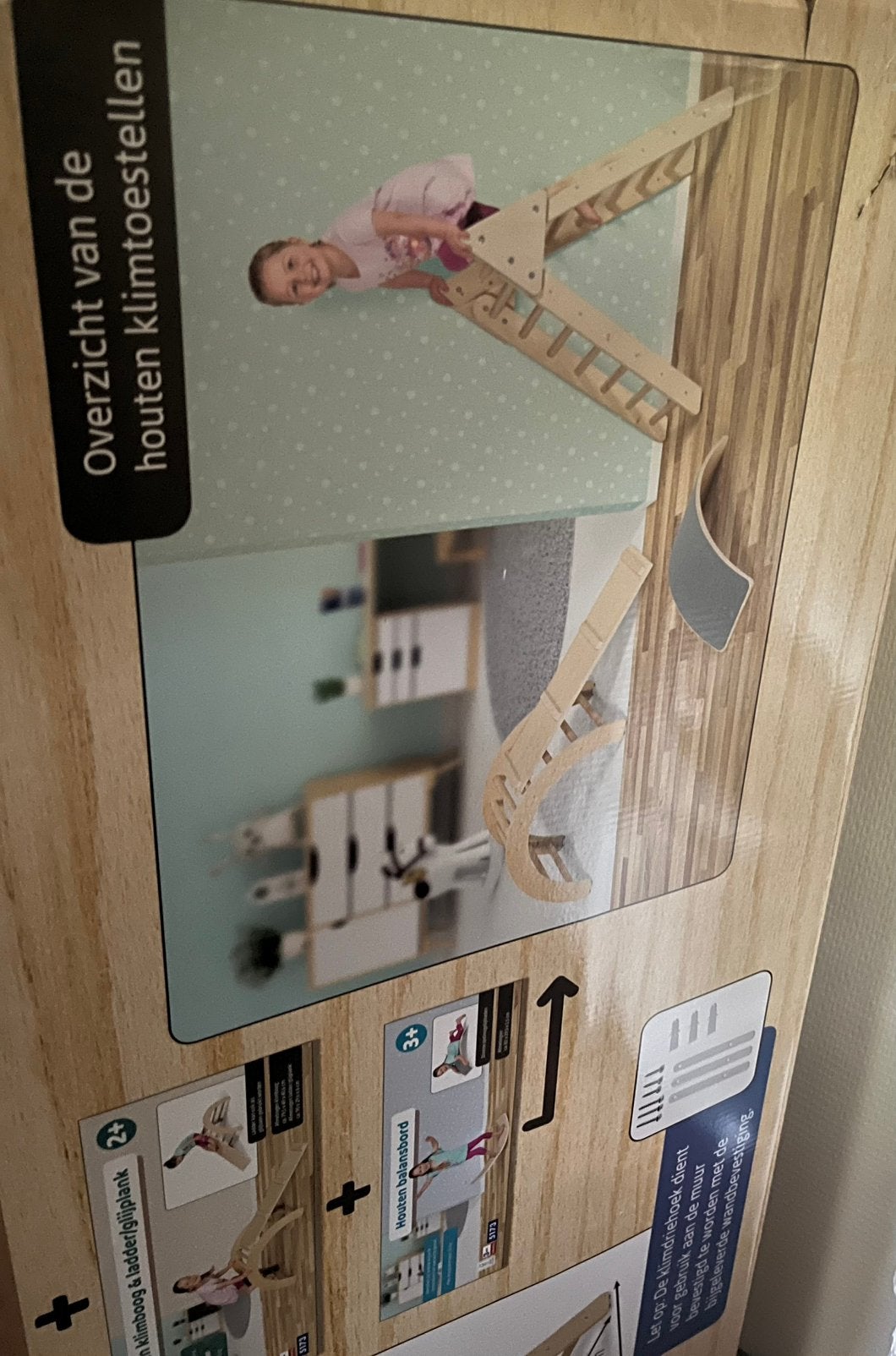 Klimboog, glijbaan/ladder en klimdriehoek nieuw inverpakking, Ophalen, Nieuw