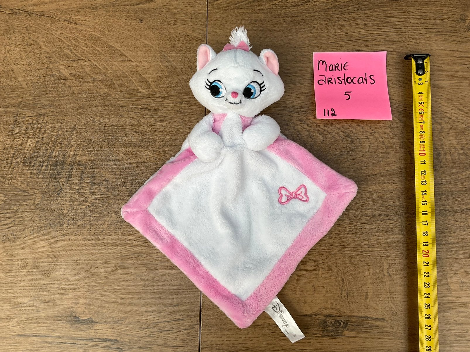 Nieuw zgan Disney Marie Aristocats knuffekdoekje, Verzamelen, Disney, Ophalen, Overige figuren, Nieuw, Knuffel