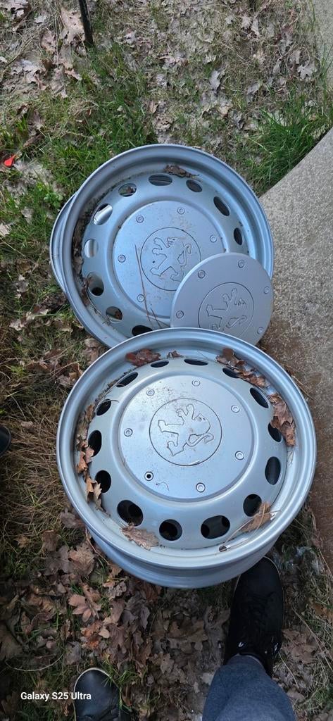 15 inch velgen Peugeot Partner 4x108, Auto-onderdelen, 15 inch, Velg(en), Ophalen of Verzenden, 195 mm