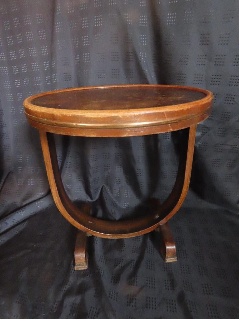 Tafeltje rond, Minder dan 55 cm, Gebruikt, Rond, Hout