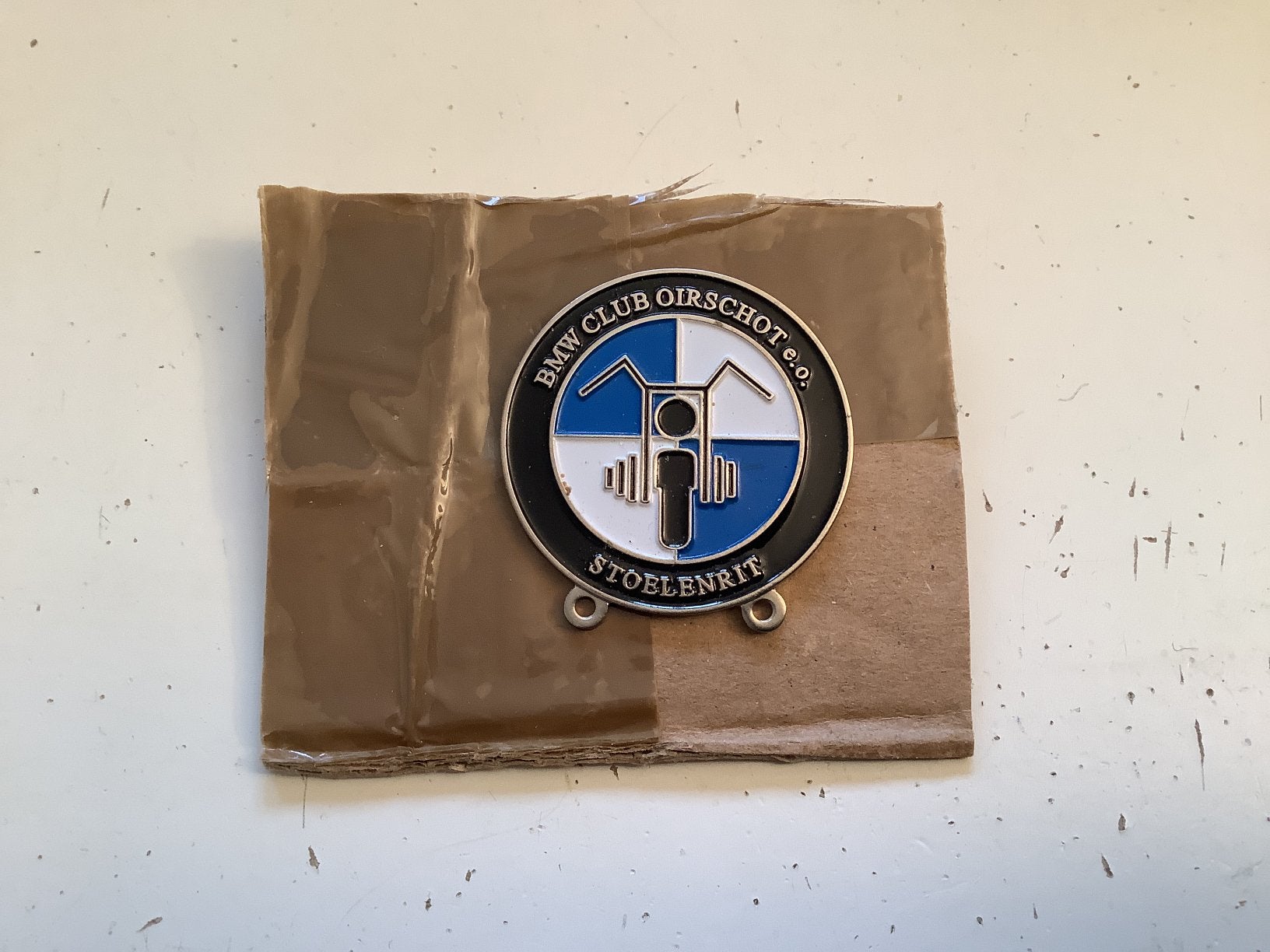 Pin BMWclub Oirschot Stoelenrit, Ophalen of Verzenden, Zo goed als nieuw, Overige onderwerpen