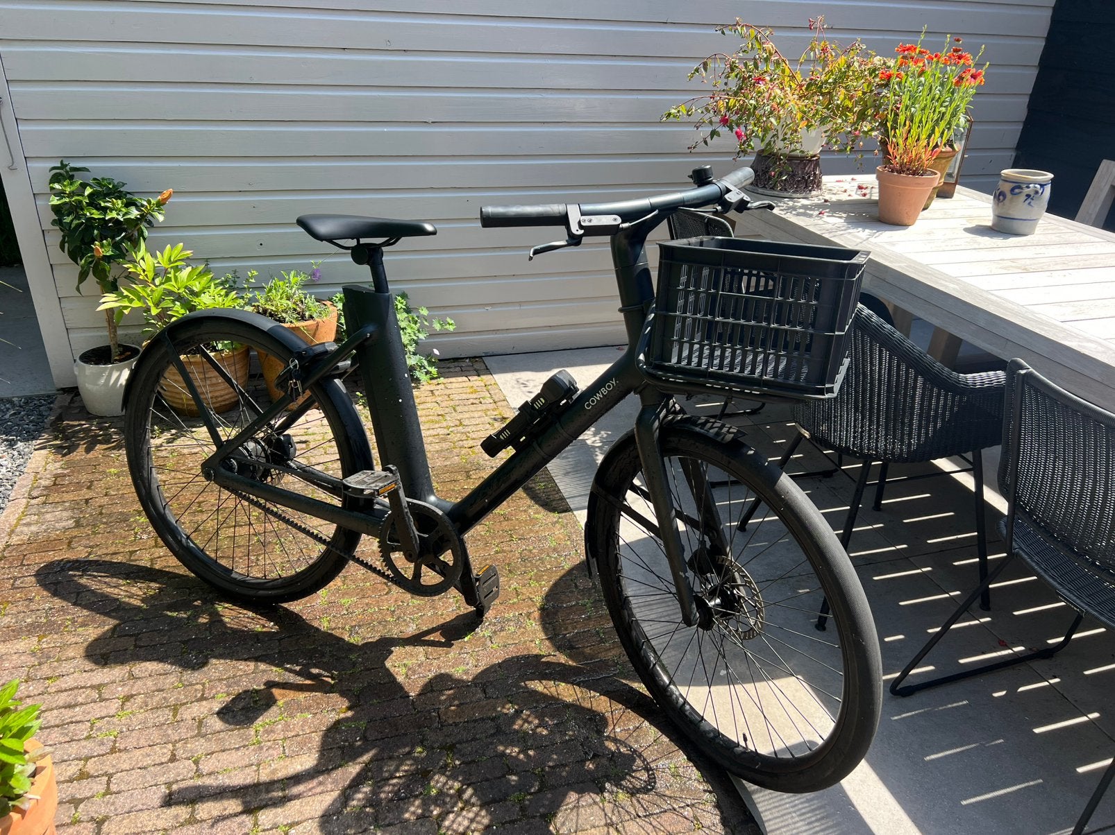 Cowboy Cruiser Black performance ST 4+connect, Ophalen, Zo goed als nieuw, 59 cm of meer, 50 km per accu of meer
