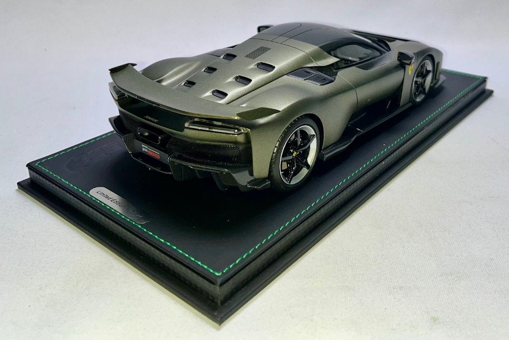 Ferrari F80 Verde Manzoni Opaco 1:18 P18253I1 van BBR, Ophalen of Verzenden, Nieuw, Auto, Overige merken