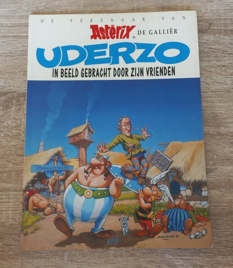 Uderzo in beeld gebracht door zijn vrienden (Asterix), Gelezen, Eén stripboek, Ophalen of Verzenden, Diversen