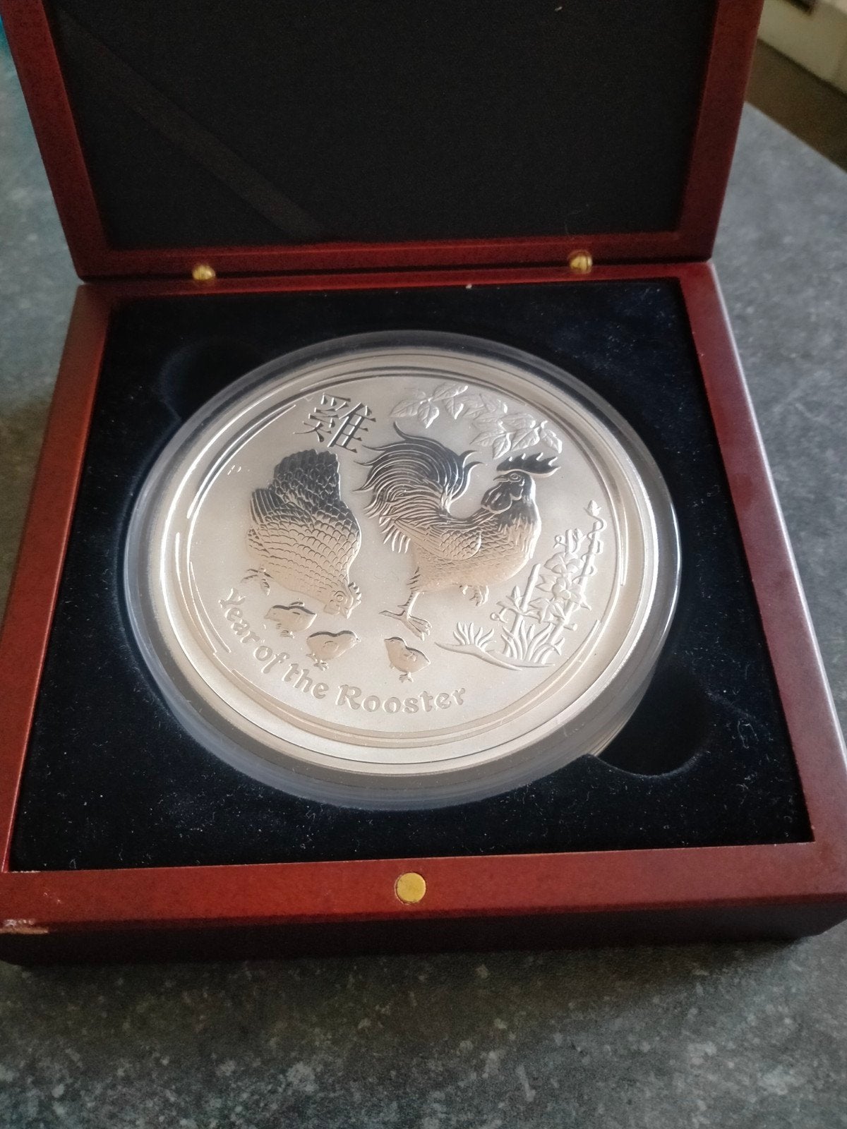 kilo munt, Ophalen, Zilver