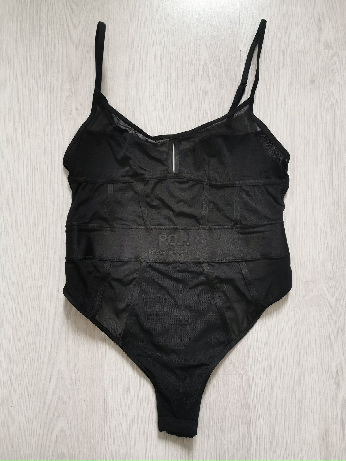 Nieuw Hunkemöller P.O.P. body zwart S, Verzenden, Zwart, Body of Korset