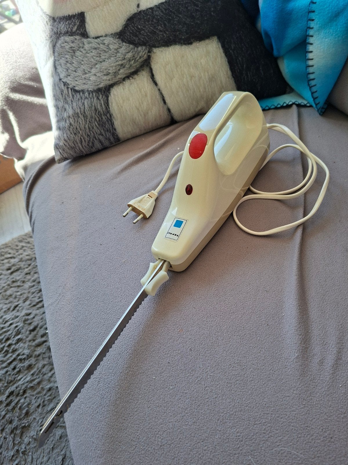 Elektrisch mes Tefal, Snijmachine, Ophalen of Verzenden, Gebruikt