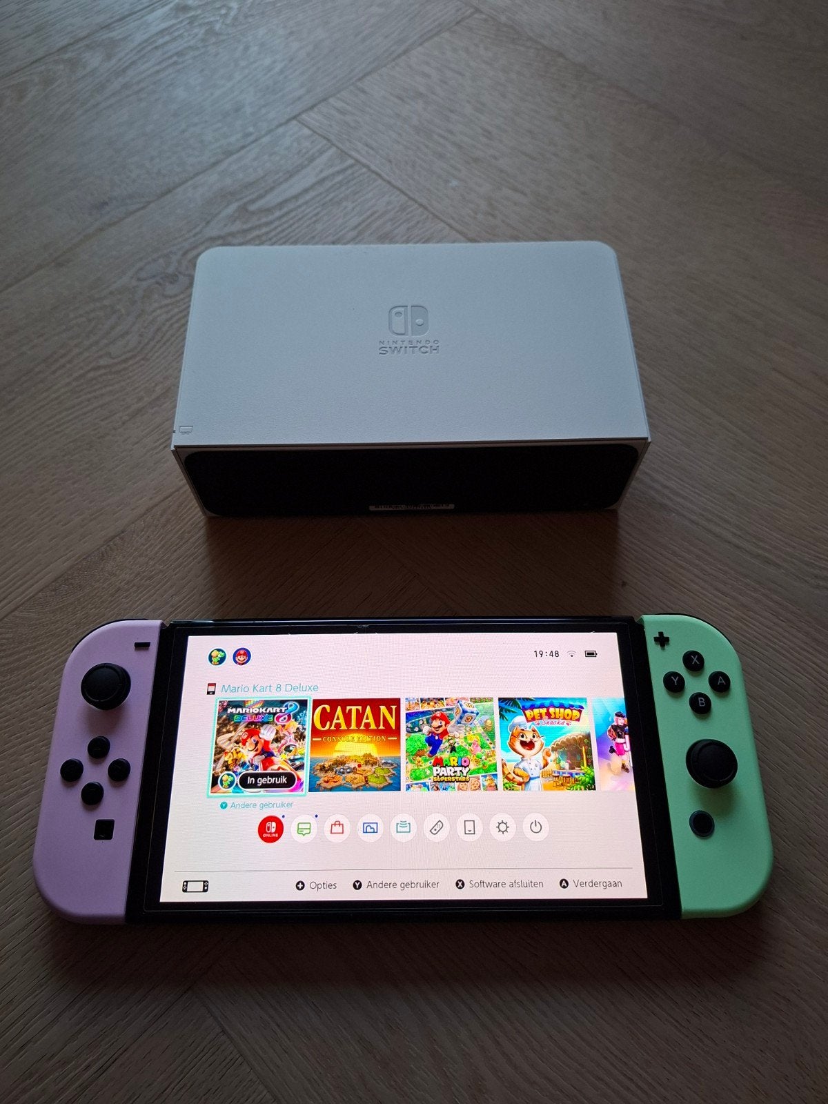 nintendo switch oled, Ophalen of Verzenden, Zo goed als nieuw, Met 1 controller, Switch OLED