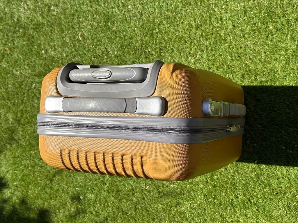Norländer Bright Line Trolley Gold Koffer, Sieraden, Tassen en Uiterlijk, Koffers, 50 tot 60 cm, Hard kunststof, Nieuw, Ophalen of Verzenden