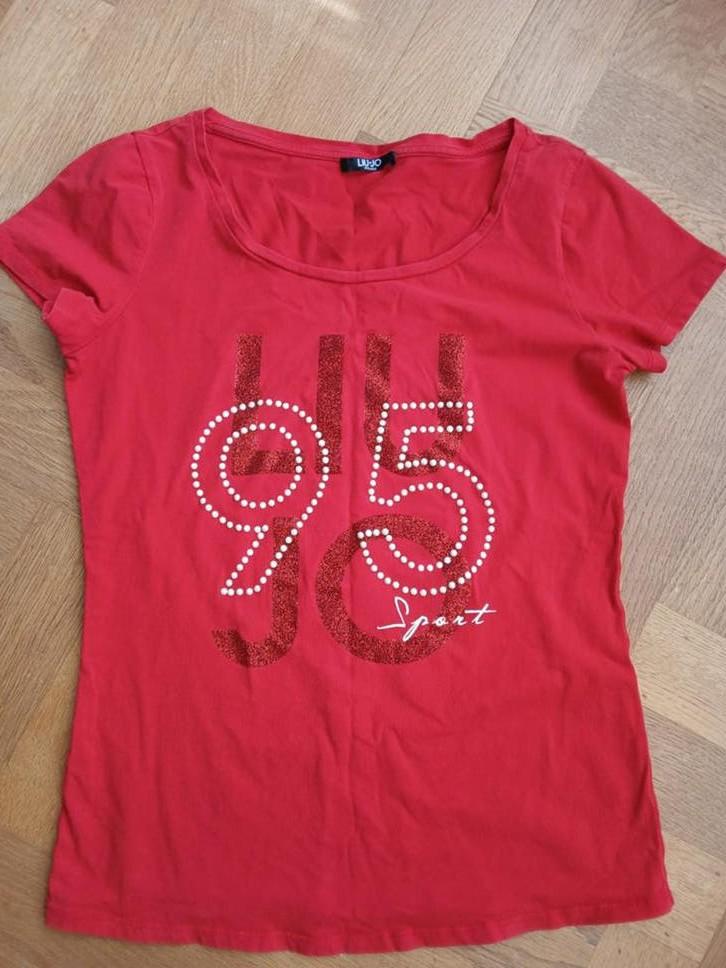 Top Liu-jo maat S, Kleding | Dames, Ophalen of Verzenden, Rood, Fitness of Aerobics, Zo goed als nieuw