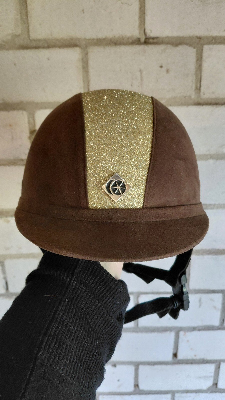 Charles Owen cap, Ophalen of Verzenden, Zo goed als nieuw, Rijhelm/cap, Bruin