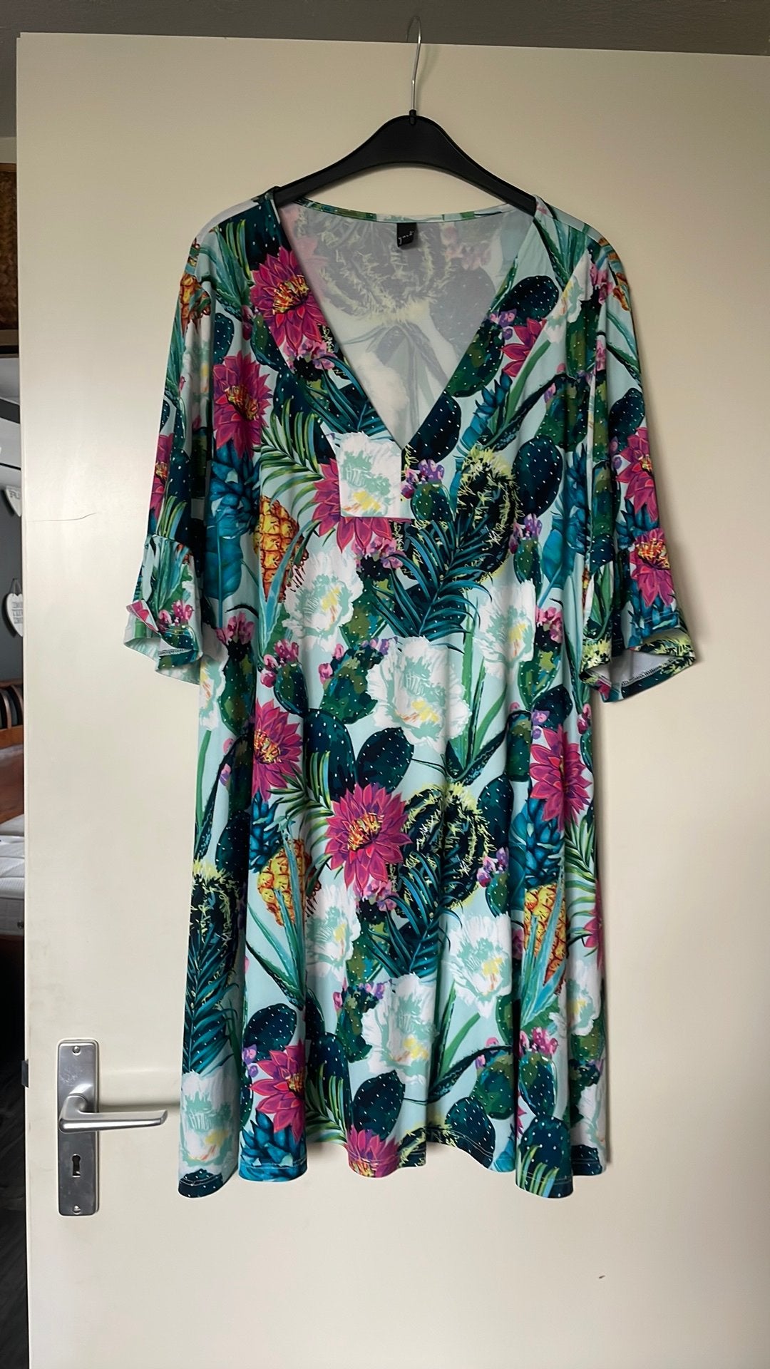 Yoek: Tuniek maat 50/52 A-lijn, Ophalen of Verzenden, Zo goed als nieuw, Zwart, Blouse of Tuniek