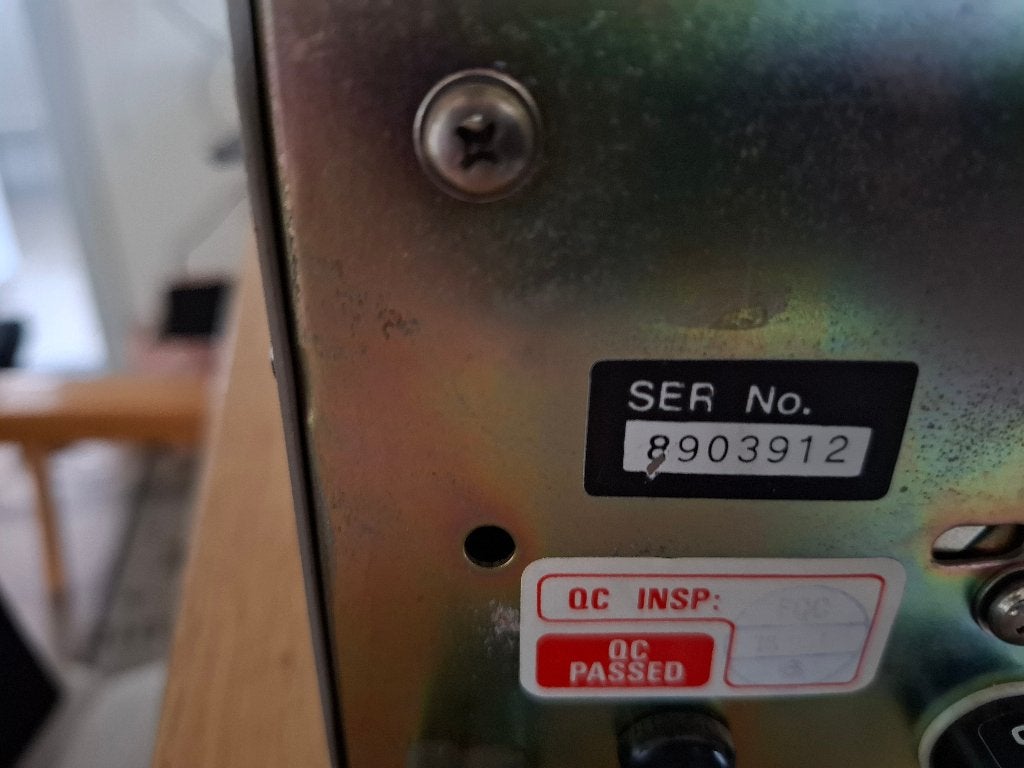 Oscilloscope MKS 507, Ophalen, Gebruikt