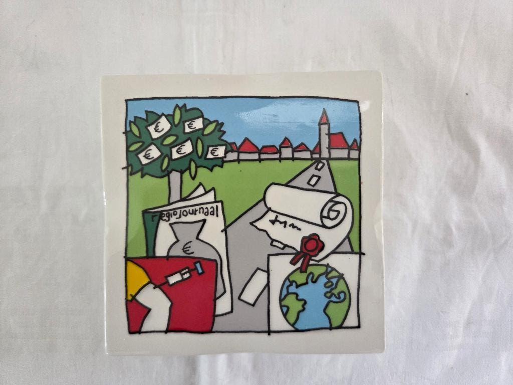 Schoonhoven keramiek: bonbonniëre/koekjes Regio Achterhoek, Ophalen of Verzenden, Overige stijlen, Glas, Schaal of Schalen