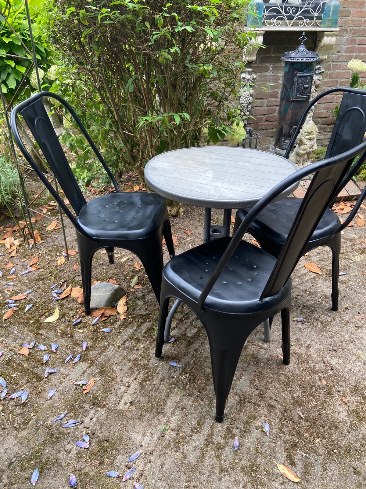 Tuin of balkonsetje, Tuin en Terras, Ophalen, Zo goed als nieuw, Overige materialen, 2 zitplaatsen