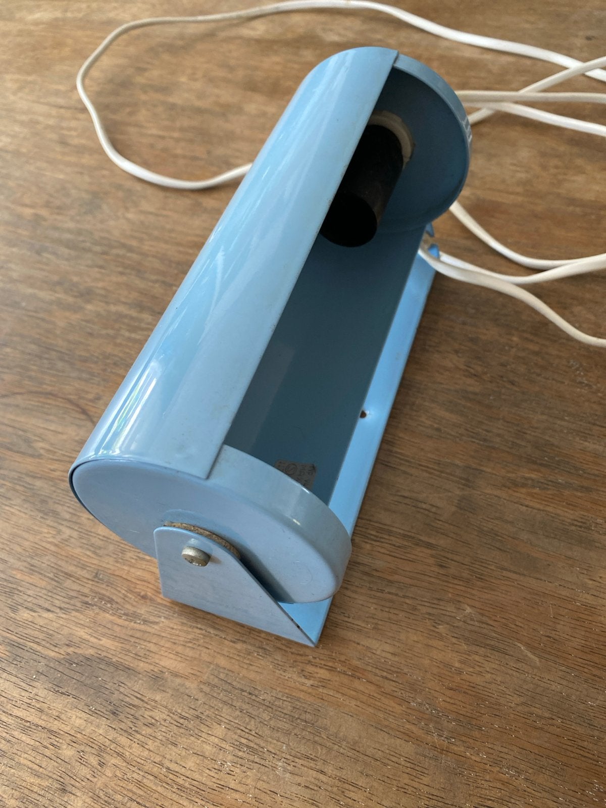 Vintage IKEA Lod V413 wandlampje jaren 80 lichtblauw, Ophalen of Verzenden