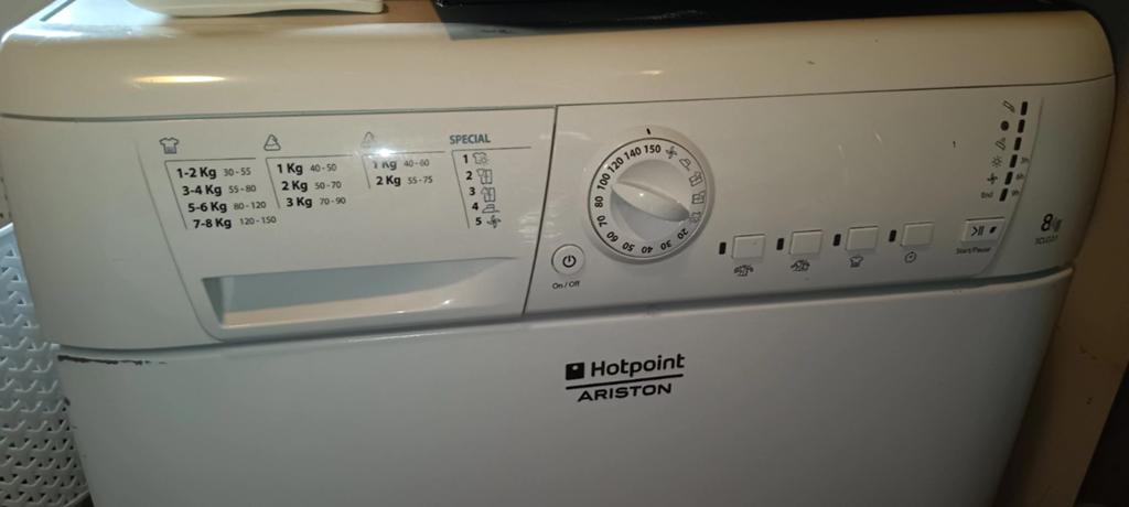 Hotpoint dryer 8kg, Witgoed en Apparatuur, Vaatwasmachines, Minder dan 85 cm, Ophalen