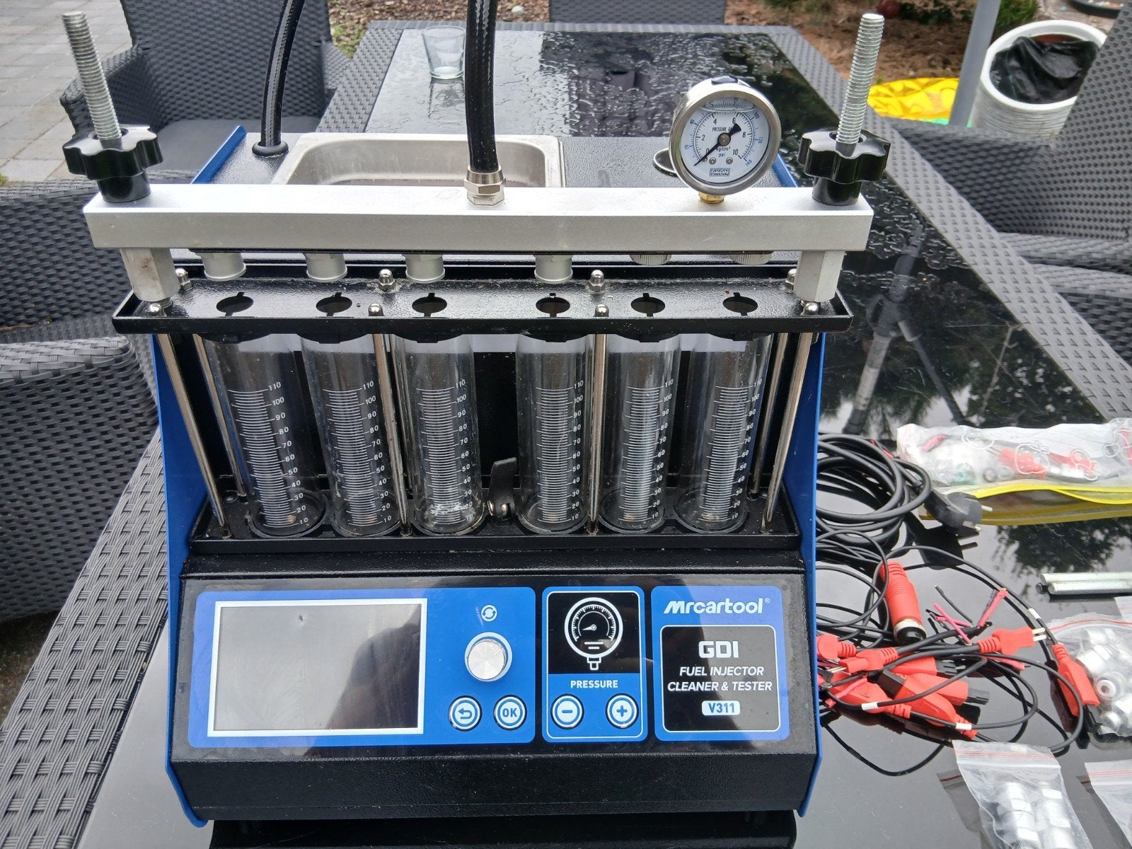 Mr Cartool v311 injecter tester en ultrasoon reiniger, Auto diversen, Autogereedschap, Ophalen, Gebruikt