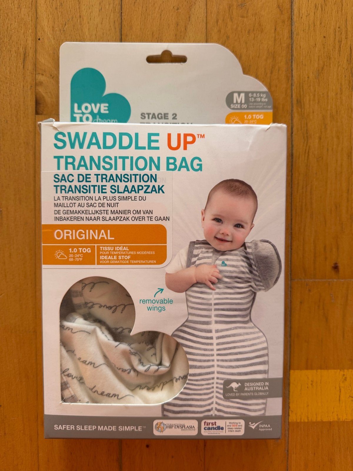 Swaddle up transitie slaapzak, Ophalen, Ademend, Slaapzak