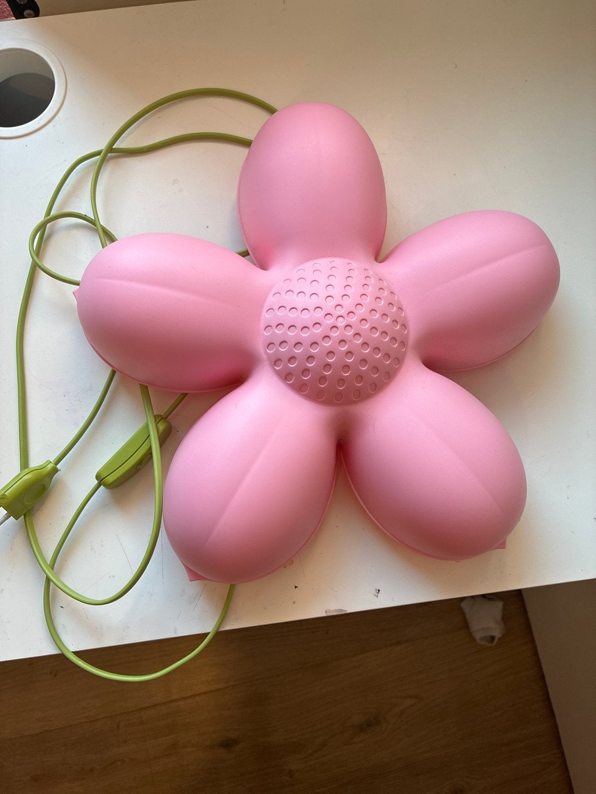 Vrolijke Roze Bloem Lamp voor Meisjeskamer, Overige merken, Ophalen of Verzenden, Zo goed als nieuw, Ophangbaar