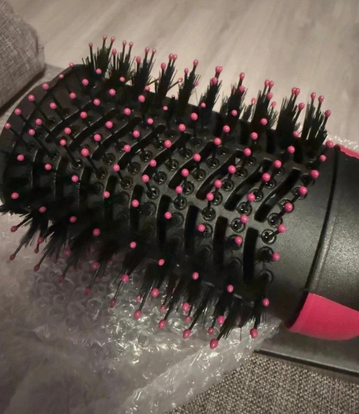 Nieuwe Roze Hot Air Brush - Föhnen & Stylen in één!, Ophalen, Nieuw, Föhn of Haardroger