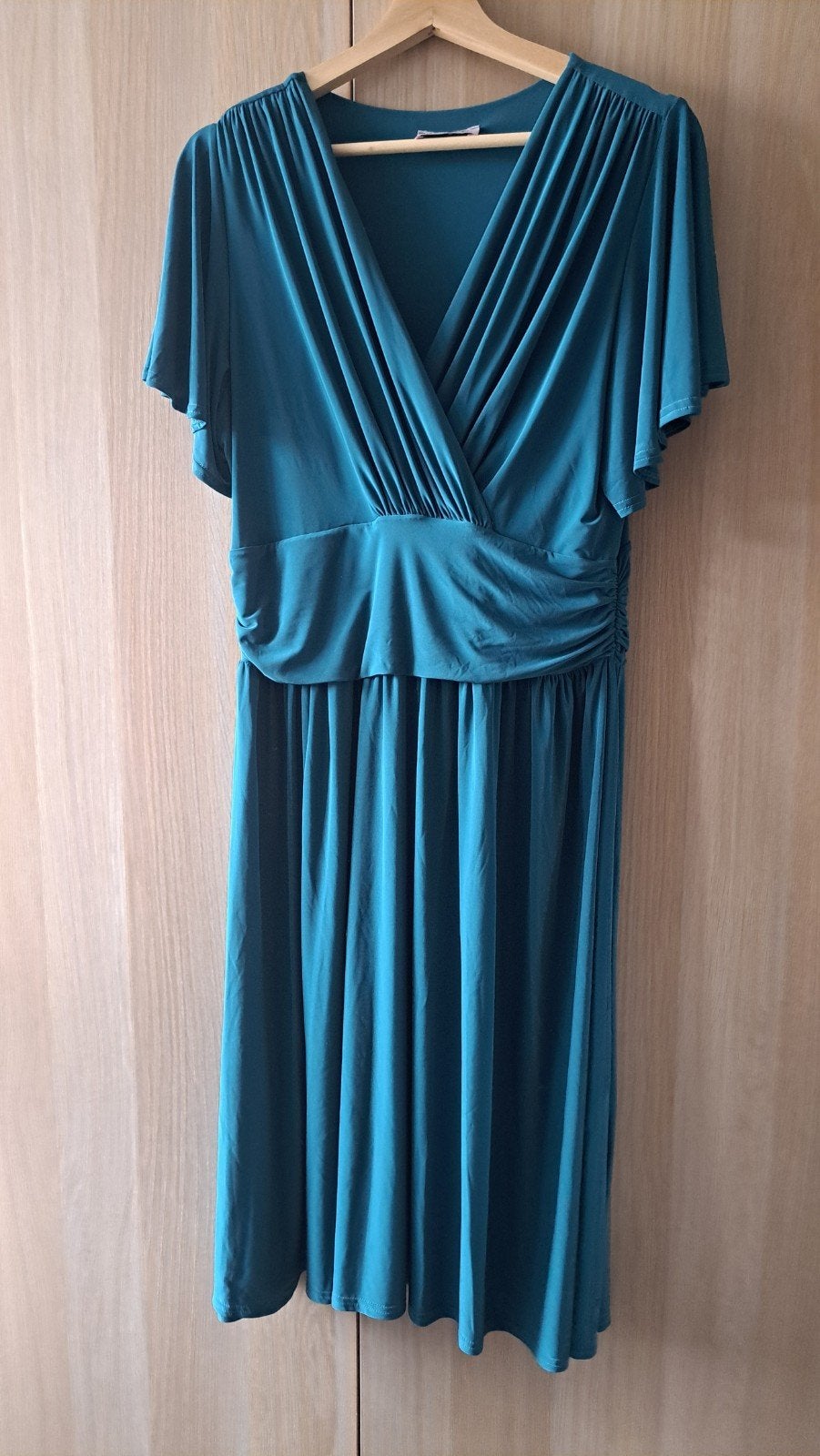 Jurk Vintage Chic, Blauw, Maat 42/44 (L), Ophalen of Verzenden, Zo goed als nieuw