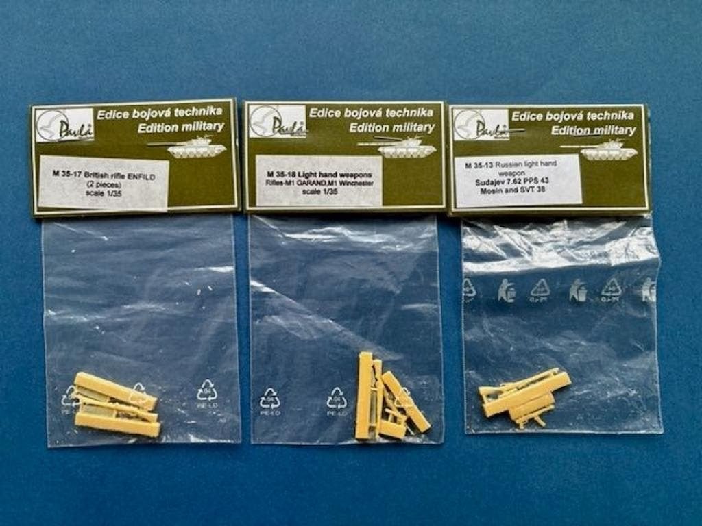 Pavla US UK USSR Resin gun set 1/35, Ophalen of Verzenden, Nieuw, 1:35 tot 1:50