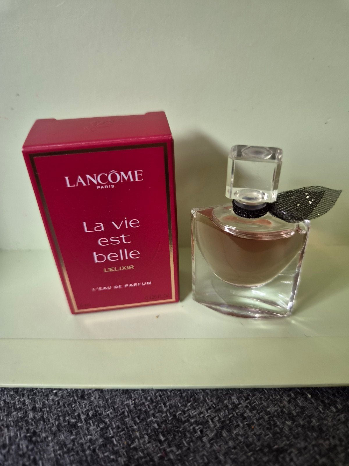 Lancome la vie est belle elixir eau de parfum miniatuur 4ml, Ophalen of Verzenden, Nieuw