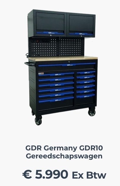 GDR Germany GDR10 Gereedschapswagen met 13 laden, Doe-het-zelf en Verbouw, Gereedschap | Handgereedschap, Ophalen, Nieuw, Gereedschapsopslag