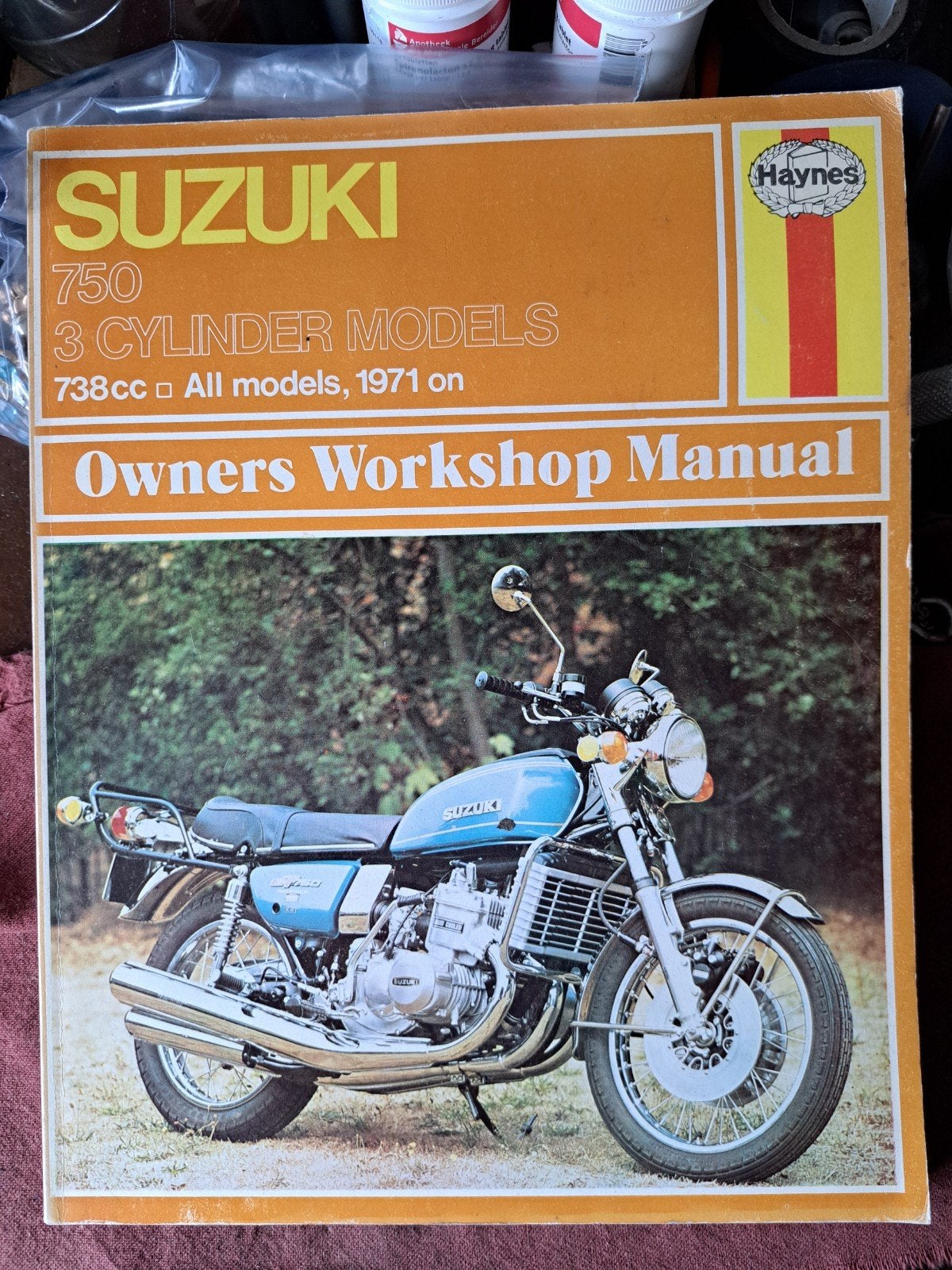 SUZUKI 750 3 Cylinder.1971., Ophalen of Verzenden, Suzuki