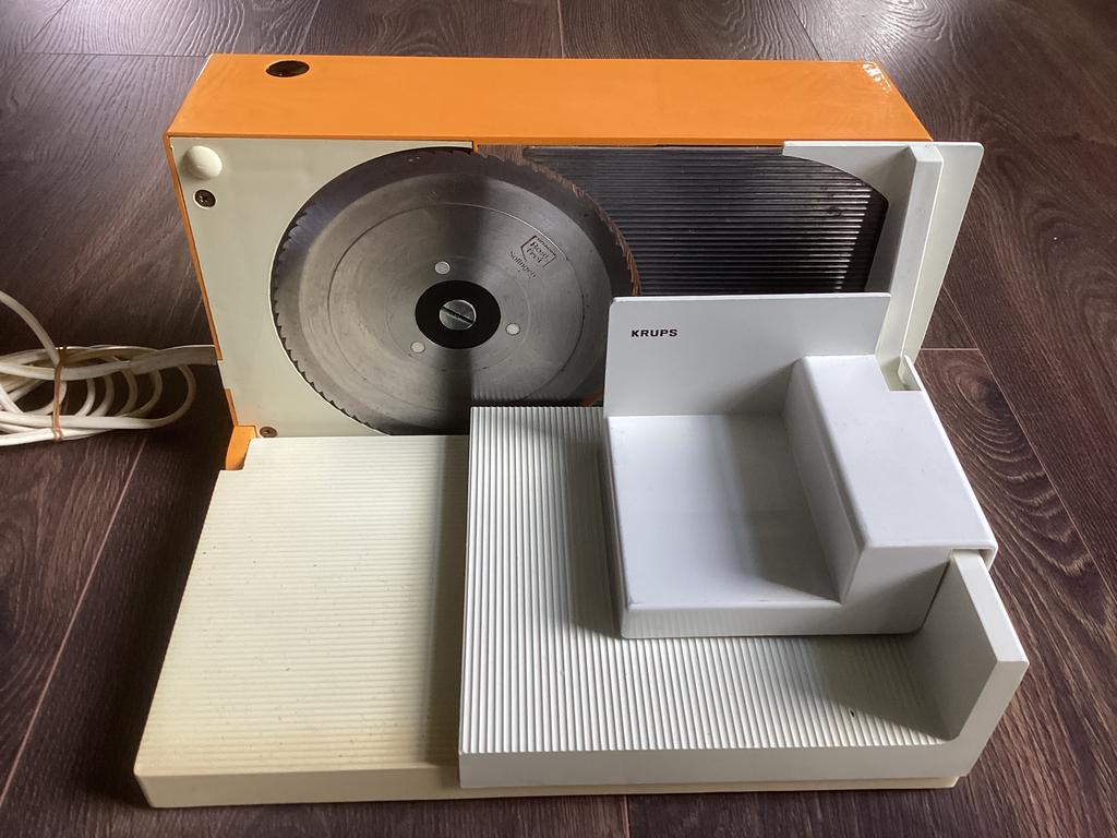 Vintage KRUPS Snijmachine Type 370 B – Compleet & Werkend!, Huis en Inrichting, Keuken | Keukenbenodigdheden, Ophalen, Gebruikt