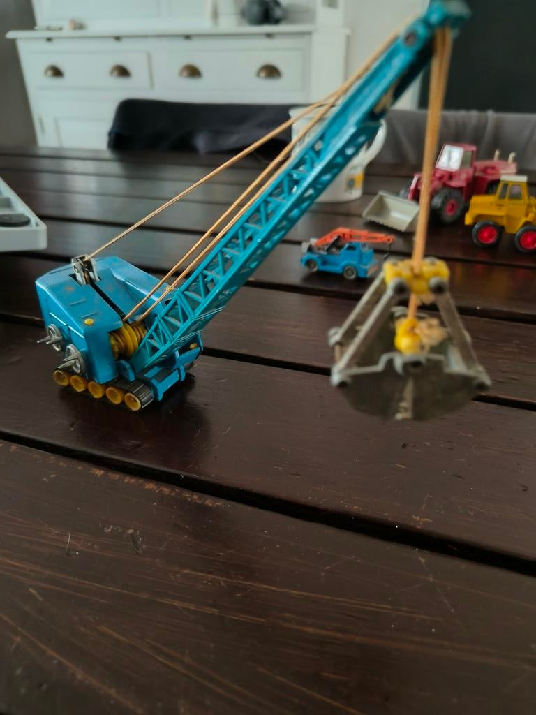 Siku MENCK-GREIFBAGGER Speelgoed Kraan (Made in Germany), Ophalen of Verzenden, Gebruikt